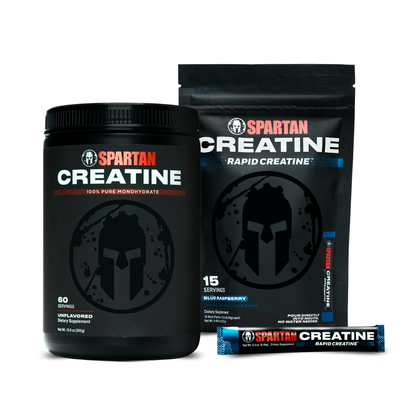 Spartan Creatine Powder & Rapid Creatine Stick Packs Bundle